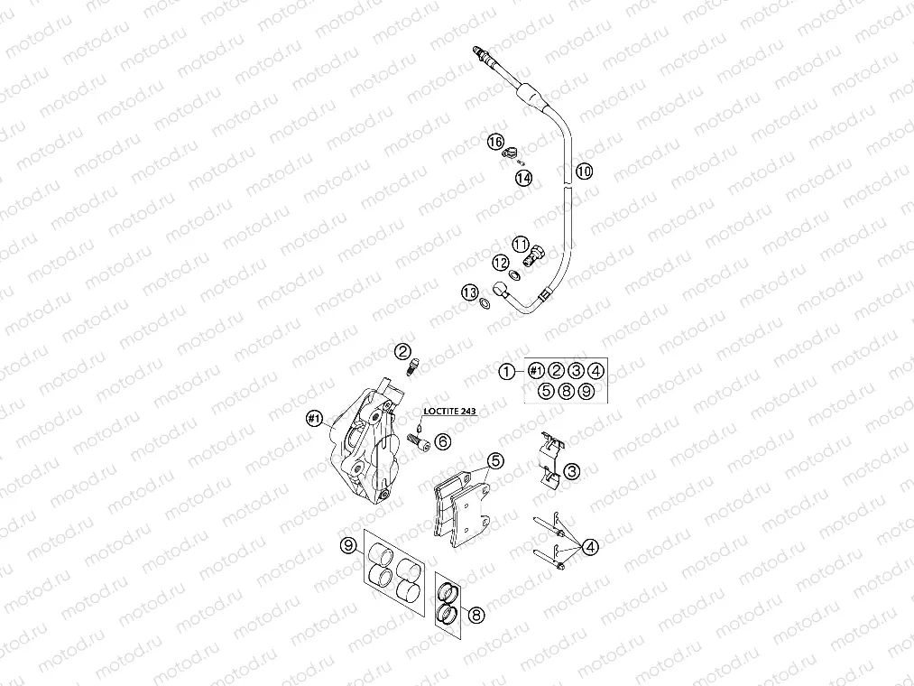 FRONT BRAKE CALIPER