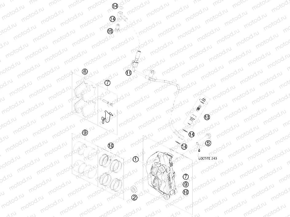 FRONT BRAKE CALIPER