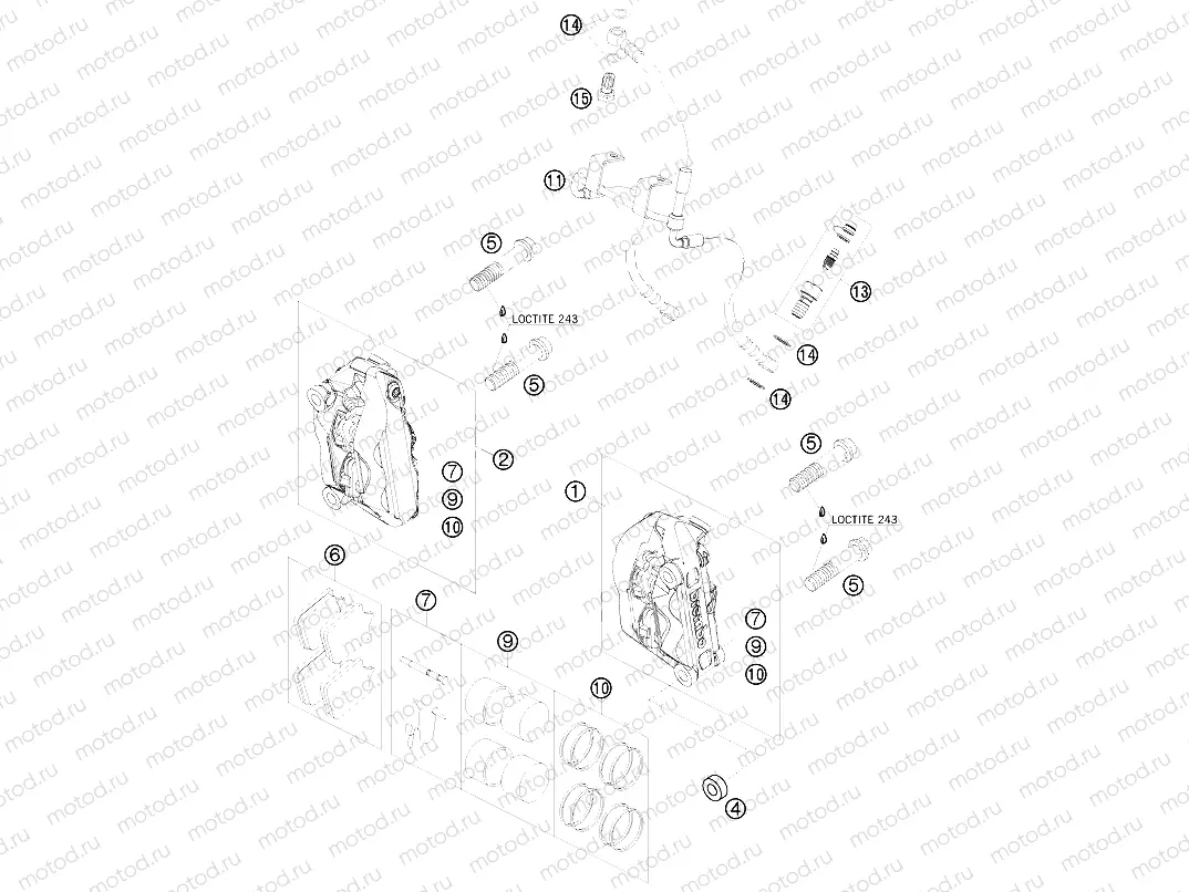 FRONT BRAKE CALIPER