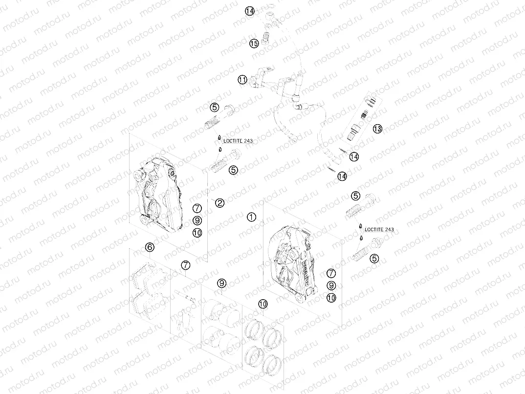 FRONT BRAKE CALIPER