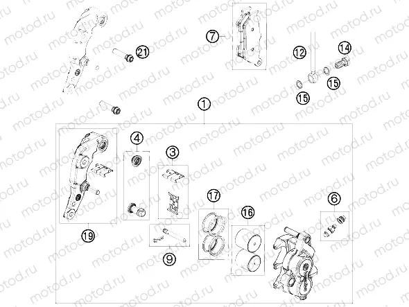 FRONT BRAKE CALIPER