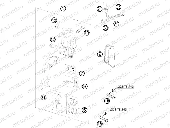 FRONT BRAKE CALIPER