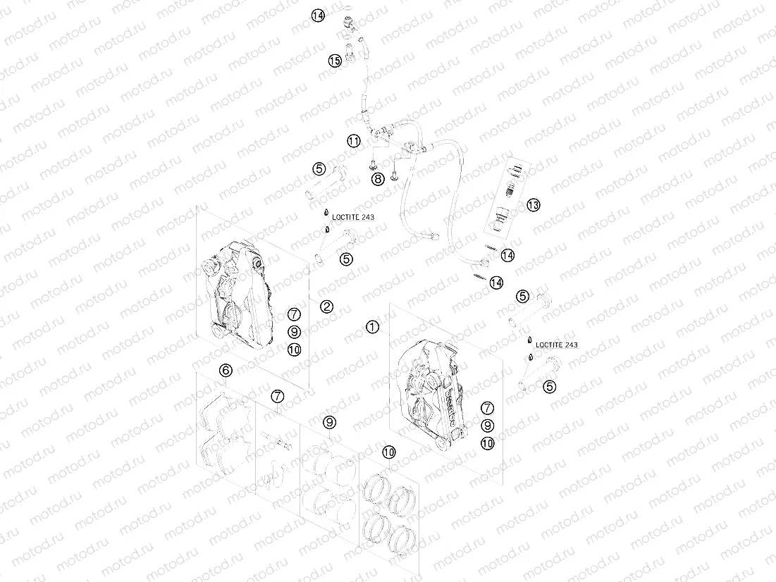 FRONT BRAKE CALIPER