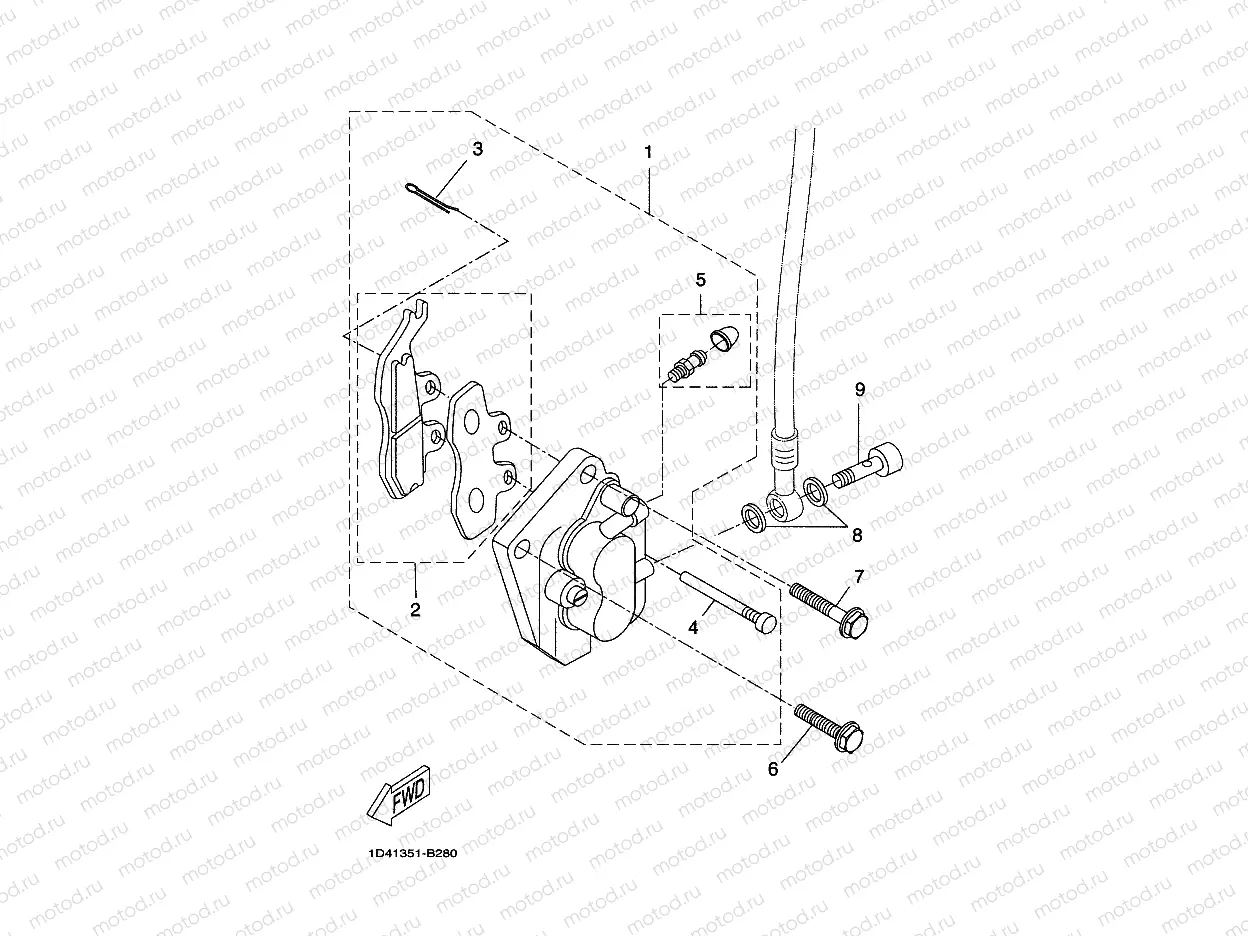 FRONT BRAKE CALIPER 2