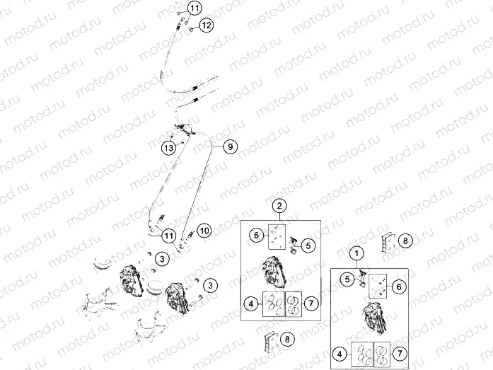 FRONT BRAKE CALIPER