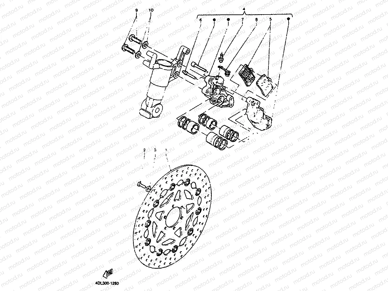 FRONT BRAKE CALIPER
