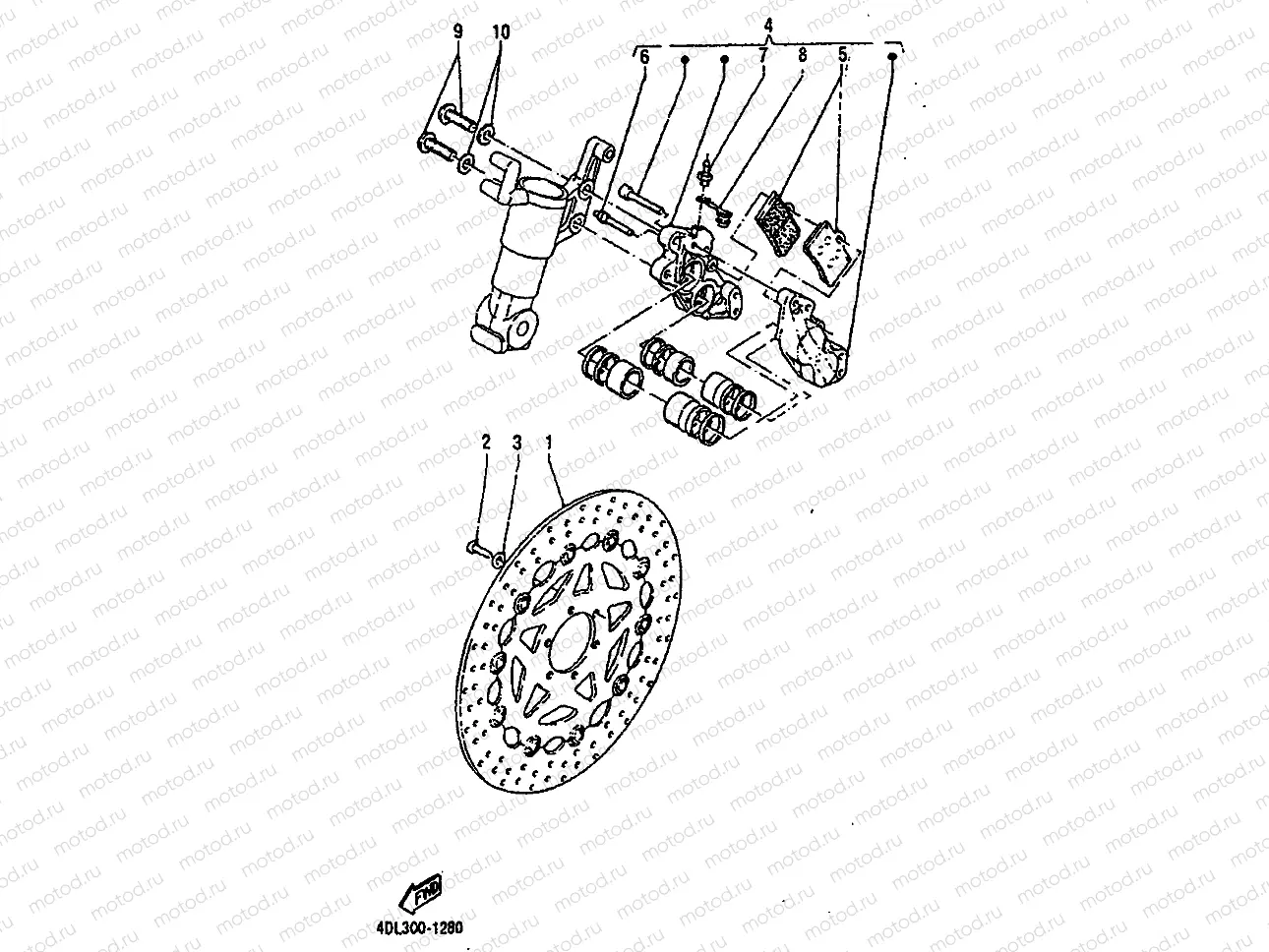 FRONT BRAKE CALIPER