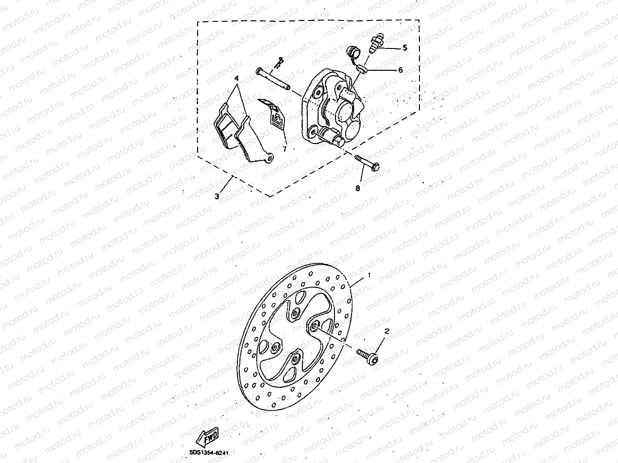 FRONT BRAKE CALIPER