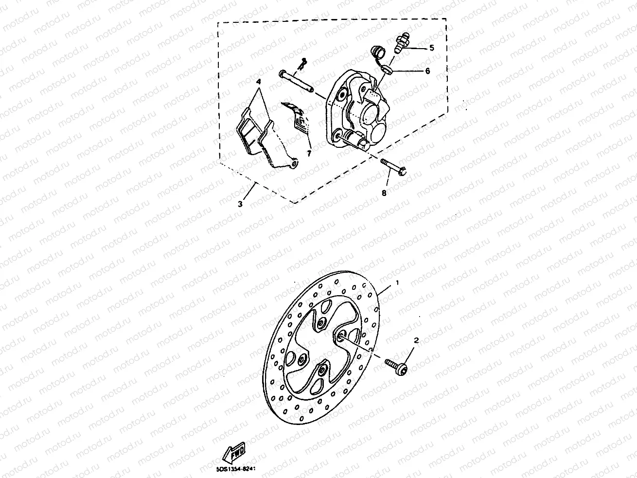 FRONT BRAKE CALIPER