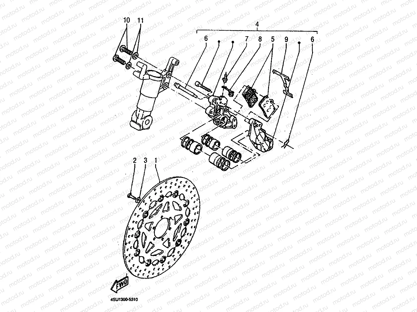 FRONT BRAKE CALIPER