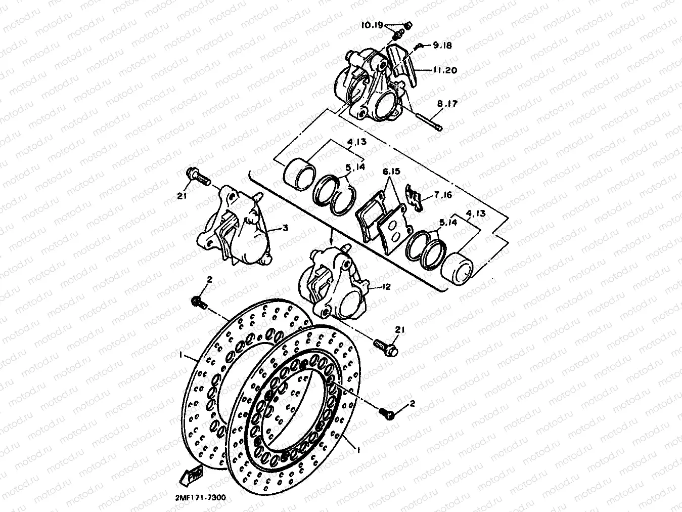 FRONT BRAKE CALIPER