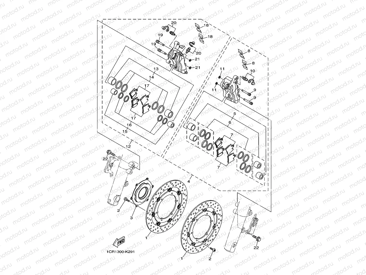 FRONT BRAKE CALIPER
