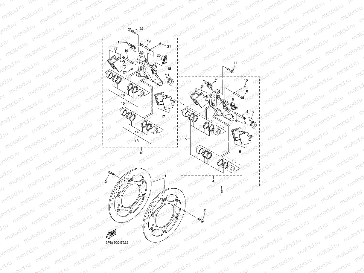 FRONT BRAKE CALIPER