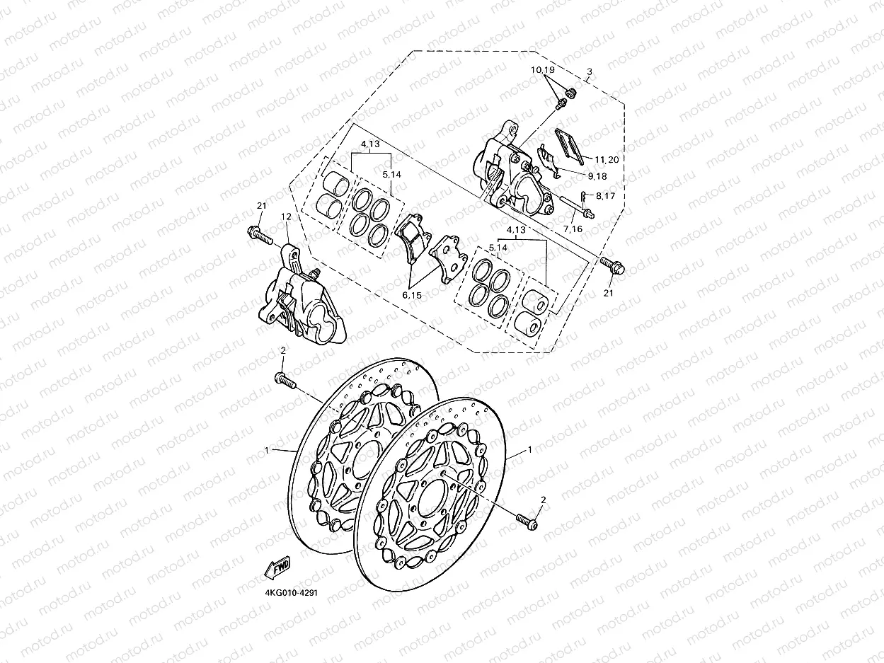 FRONT BRAKE CALIPER