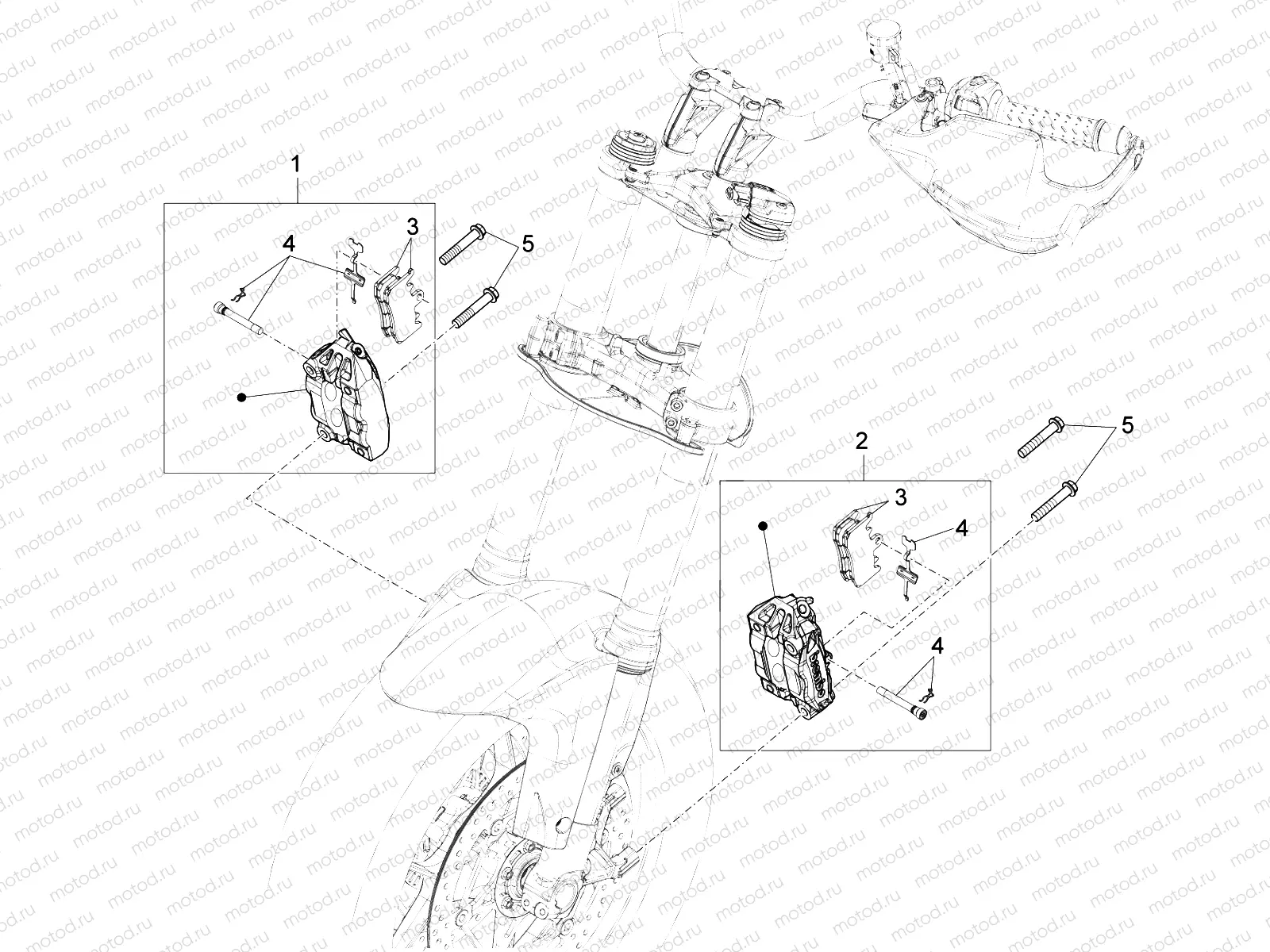 Front brake caliper