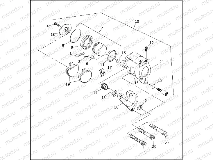 FRONT BRAKE CALIPER