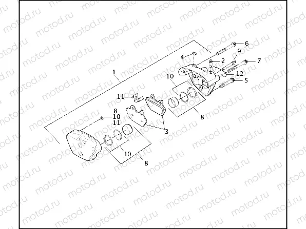 FRONT BRAKE CALIPER