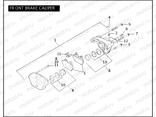 FRONT BRAKE CALIPER