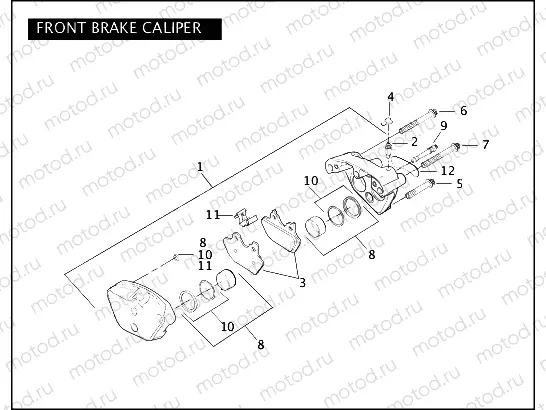 FRONT BRAKE CALIPER