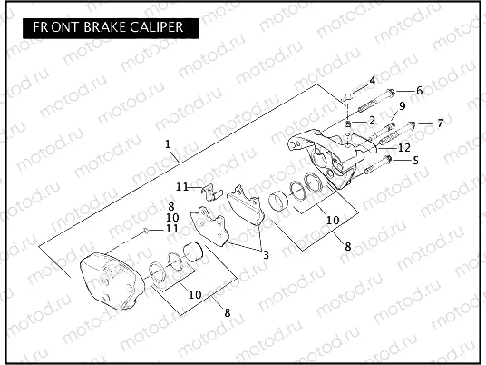 FRONT BRAKE CALIPER
