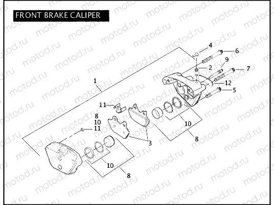 FRONT BRAKE CALIPER