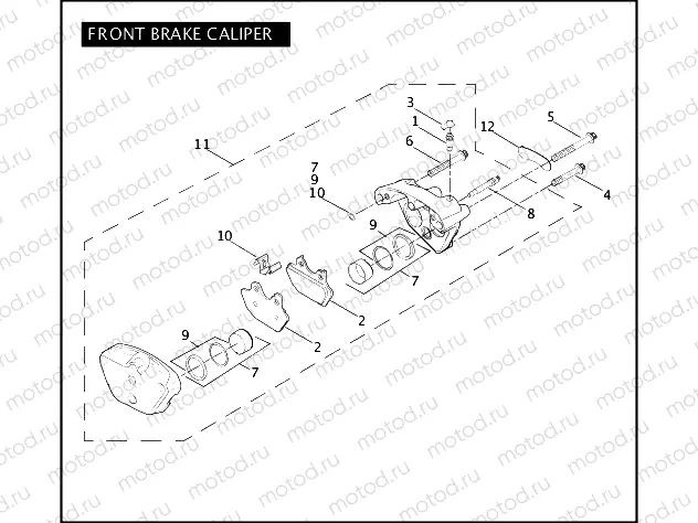 FRONT BRAKE CALIPER
