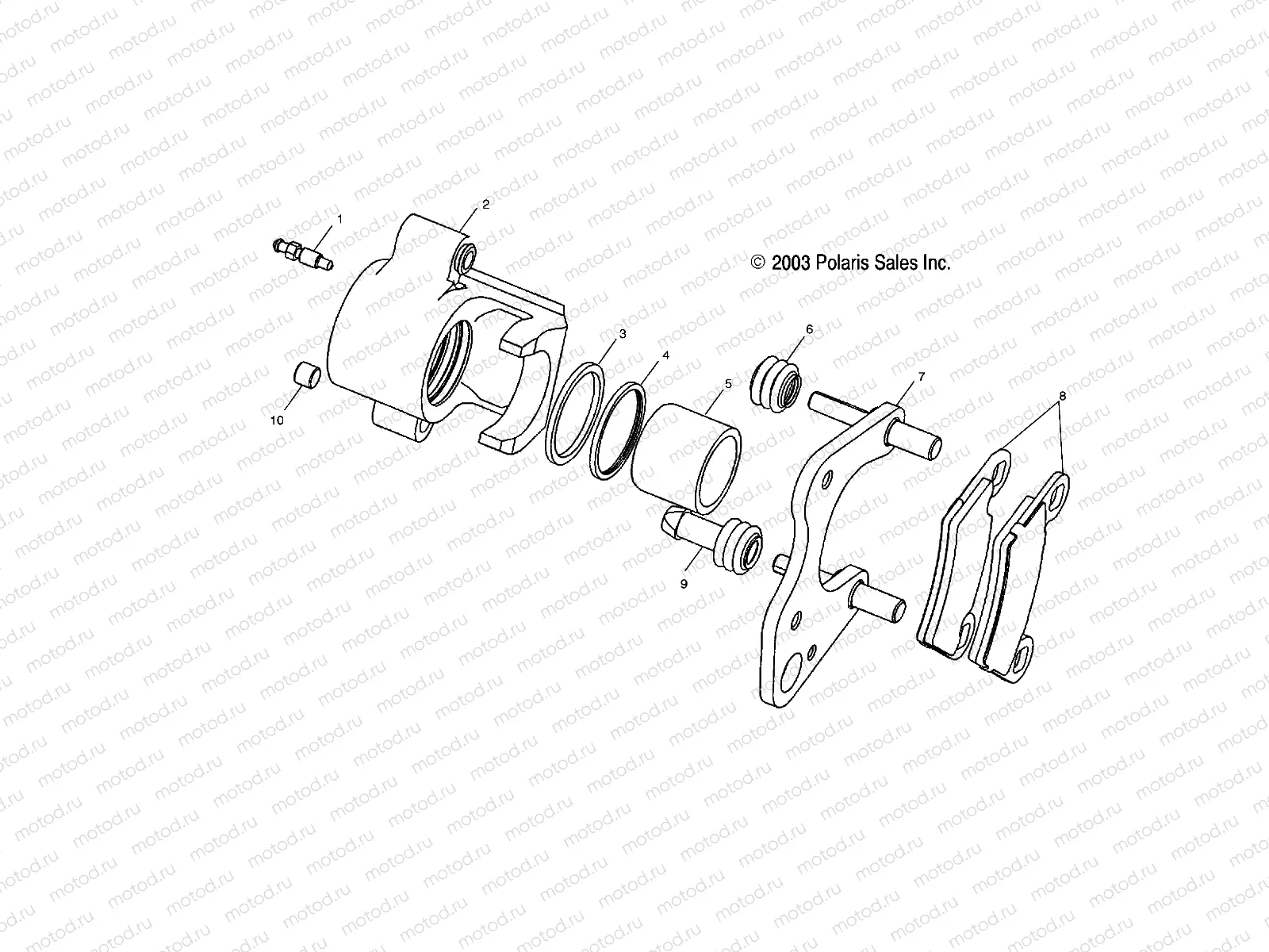 FRONT BRAKE CALIPER - C11RB63AA/AB (4985628562B10) | FRONT BRAKE CALIPER - C11RB63AA/AB (4985628562B10)