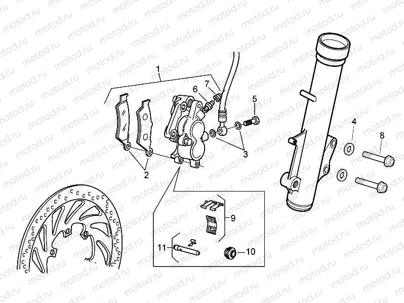 Front brake caliper II
