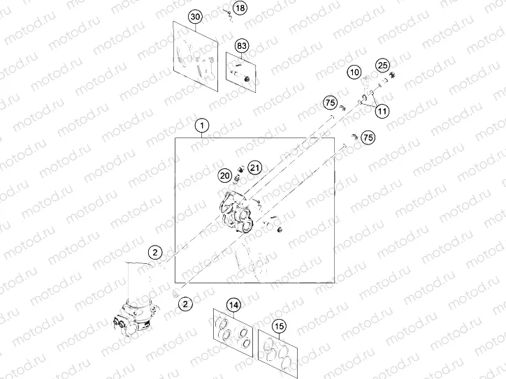 FRONT BRAKE CALIPER|Frame|13