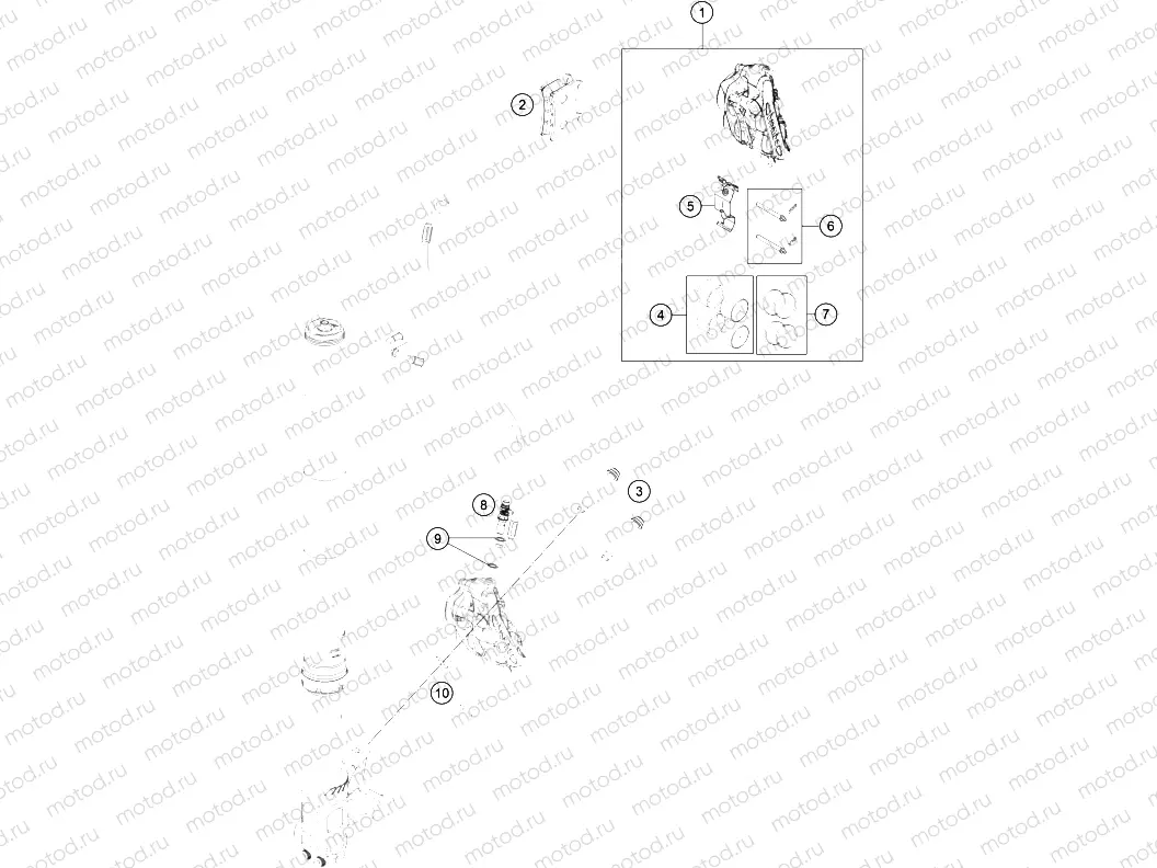 FRONT BRAKE CALIPER|Frame|13