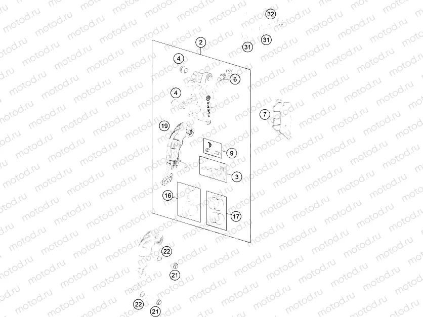 FRONT BRAKE CALIPER|Frame|13