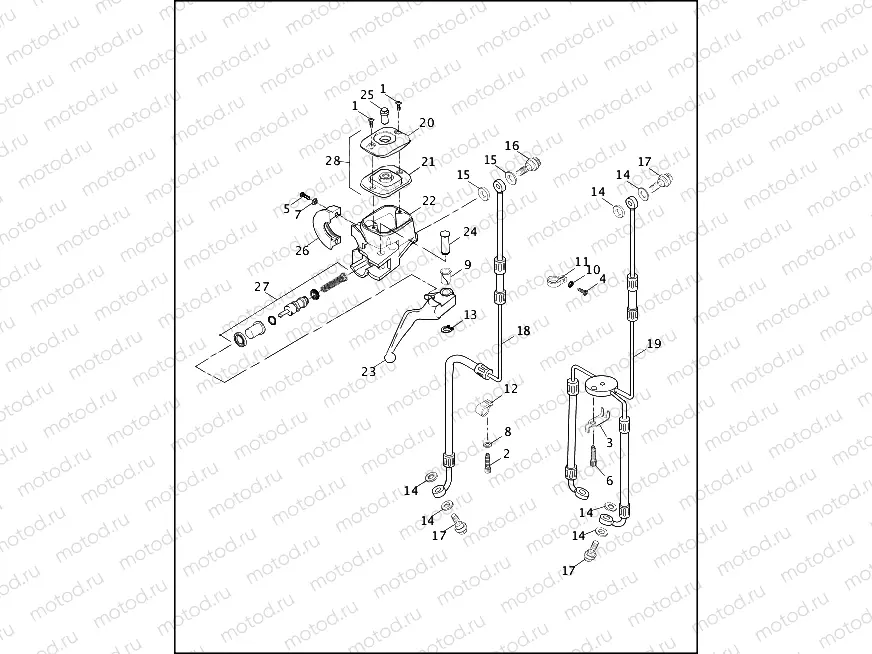 FRONT BRAKE CONTROL - 1996