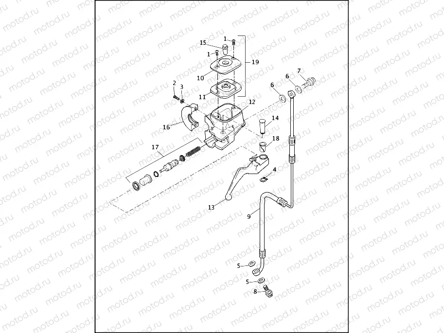 FRONT BRAKE CONTROL - 1996