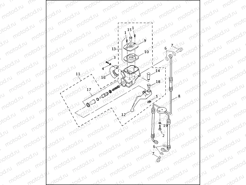 FRONT BRAKE CONTROL - 1996