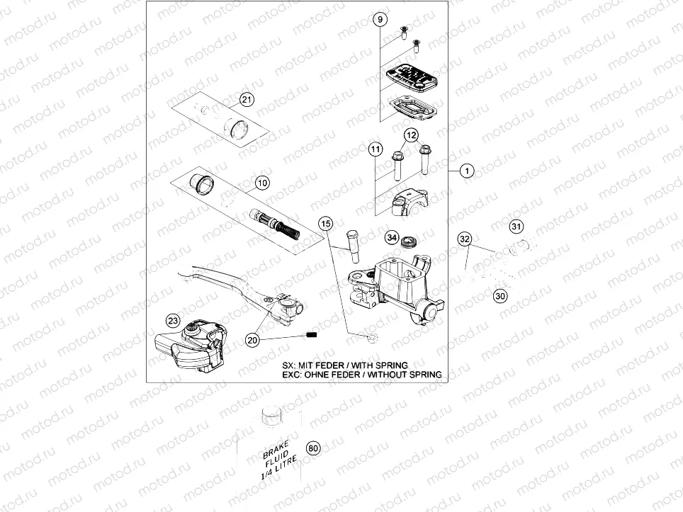 FRONT BRAKE CONTROL|Frame|13