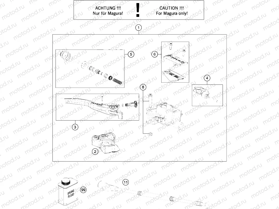 FRONT BRAKE CONTROL|Frame|13