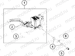 FRONT BRAKE CONTROL|Frame|13
