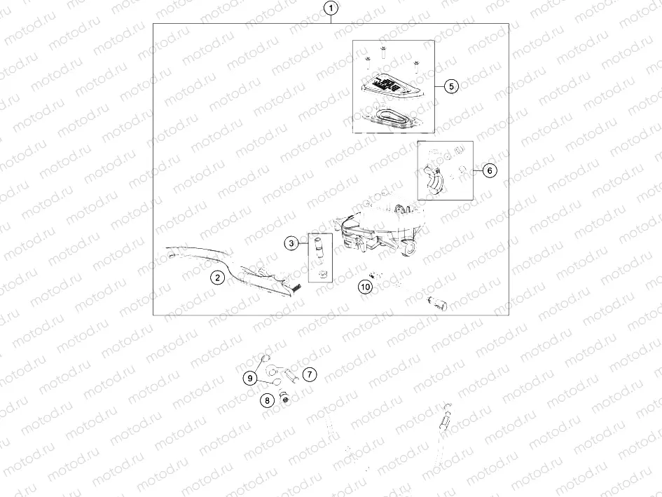 FRONT BRAKE CONTROL|Frame|13