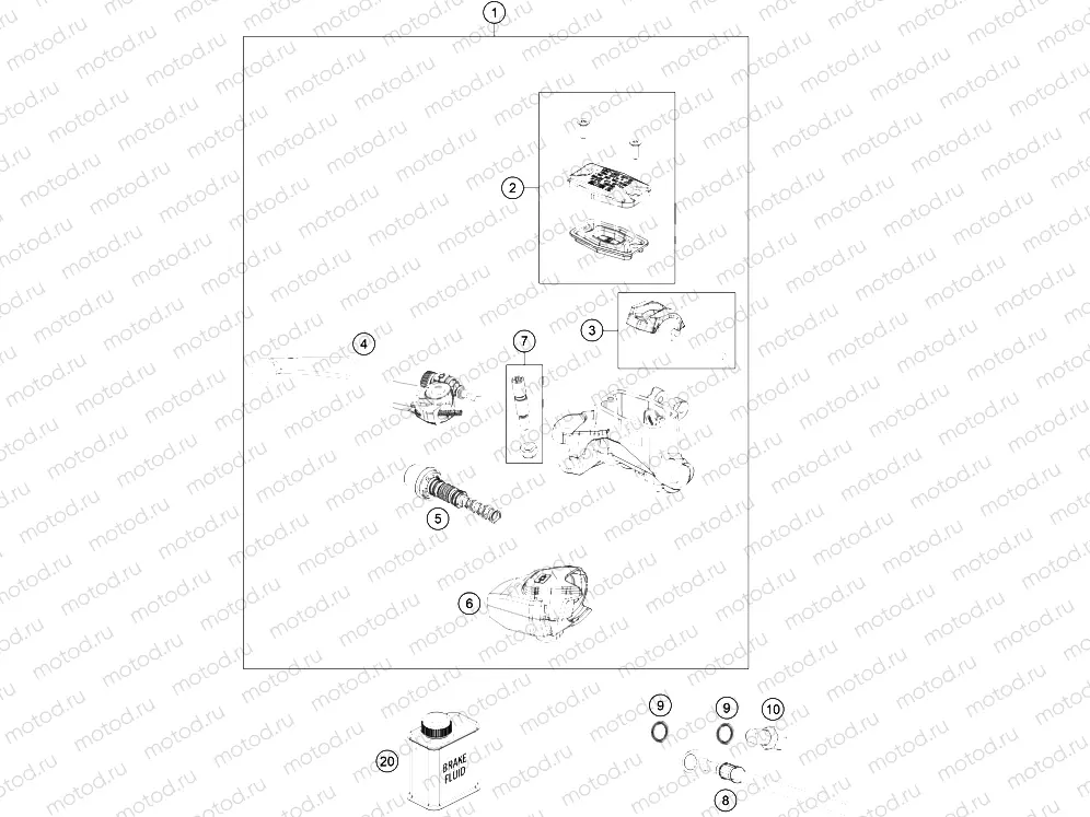 FRONT BRAKE CONTROL|Frame|13