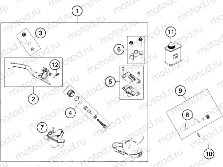 FRONT BRAKE CONTROL|Frame|13