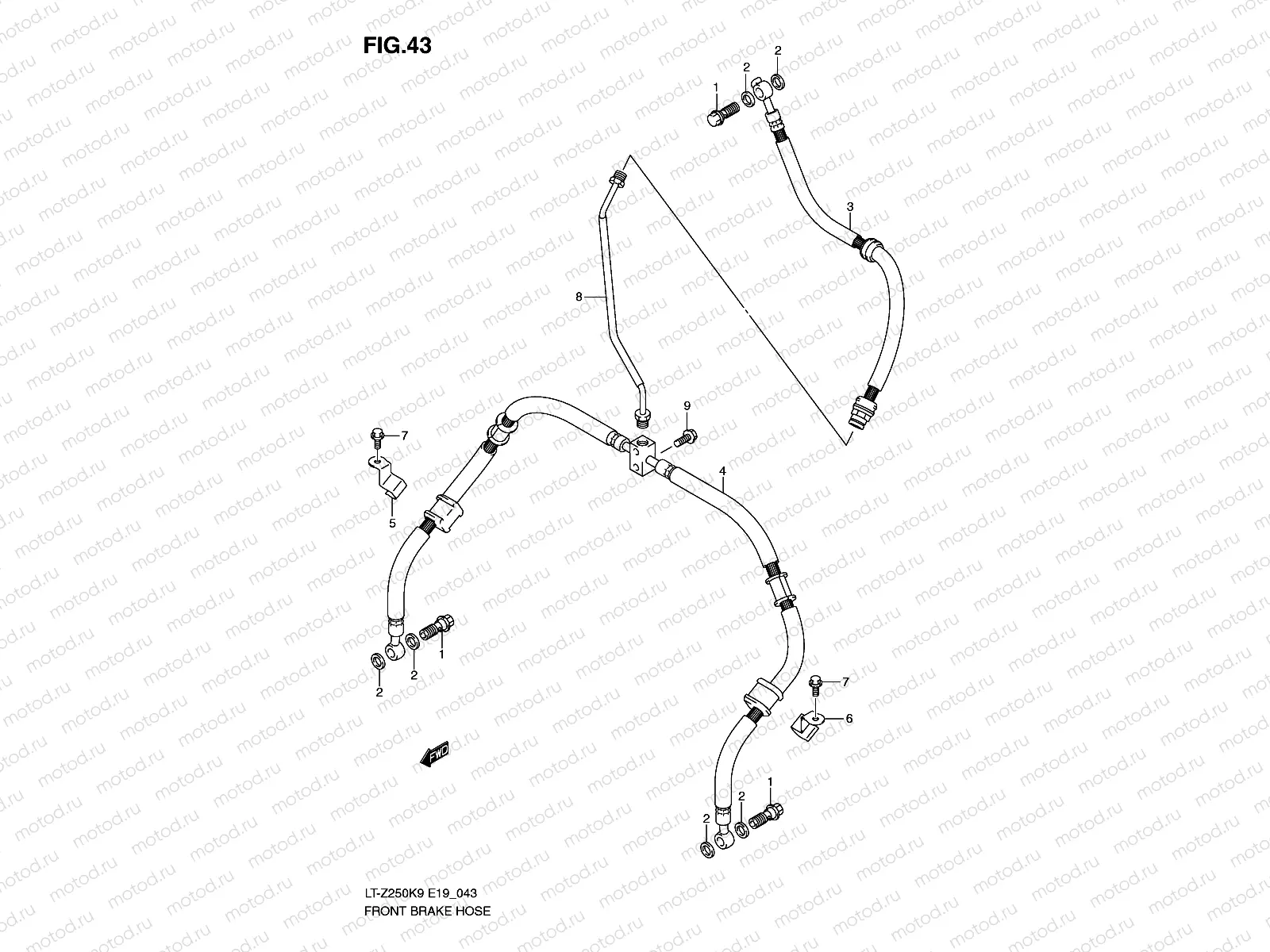 FRONT BRAKE HOSE