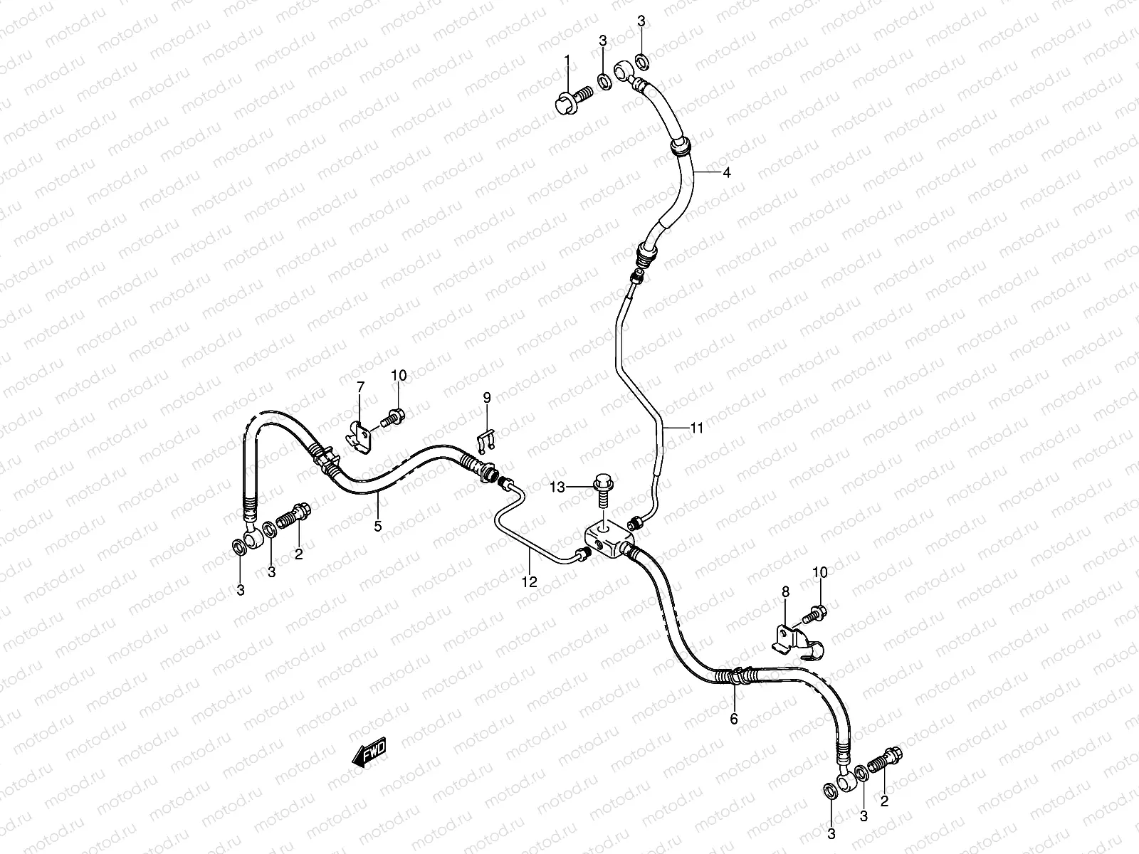 FRONT BRAKE HOSE