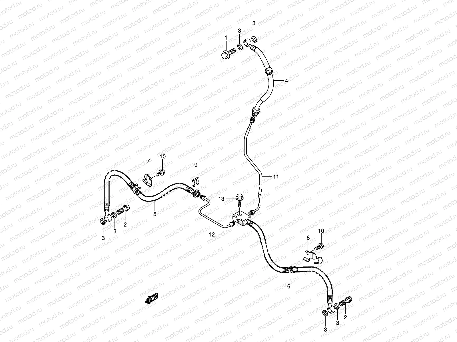 FRONT BRAKE HOSE
