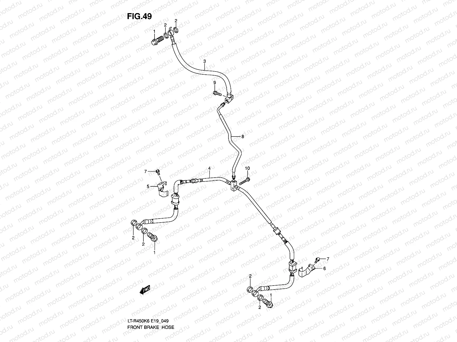 FRONT BRAKE HOSE