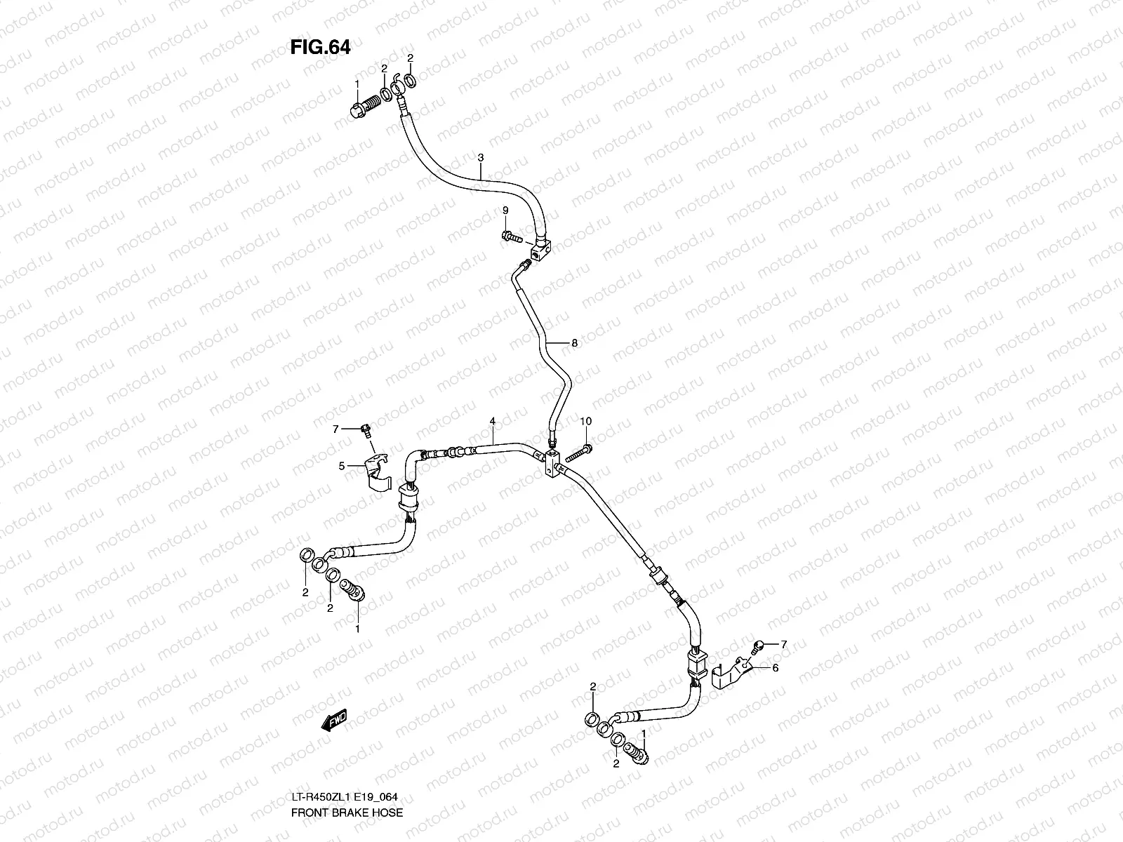 FRONT BRAKE HOSE