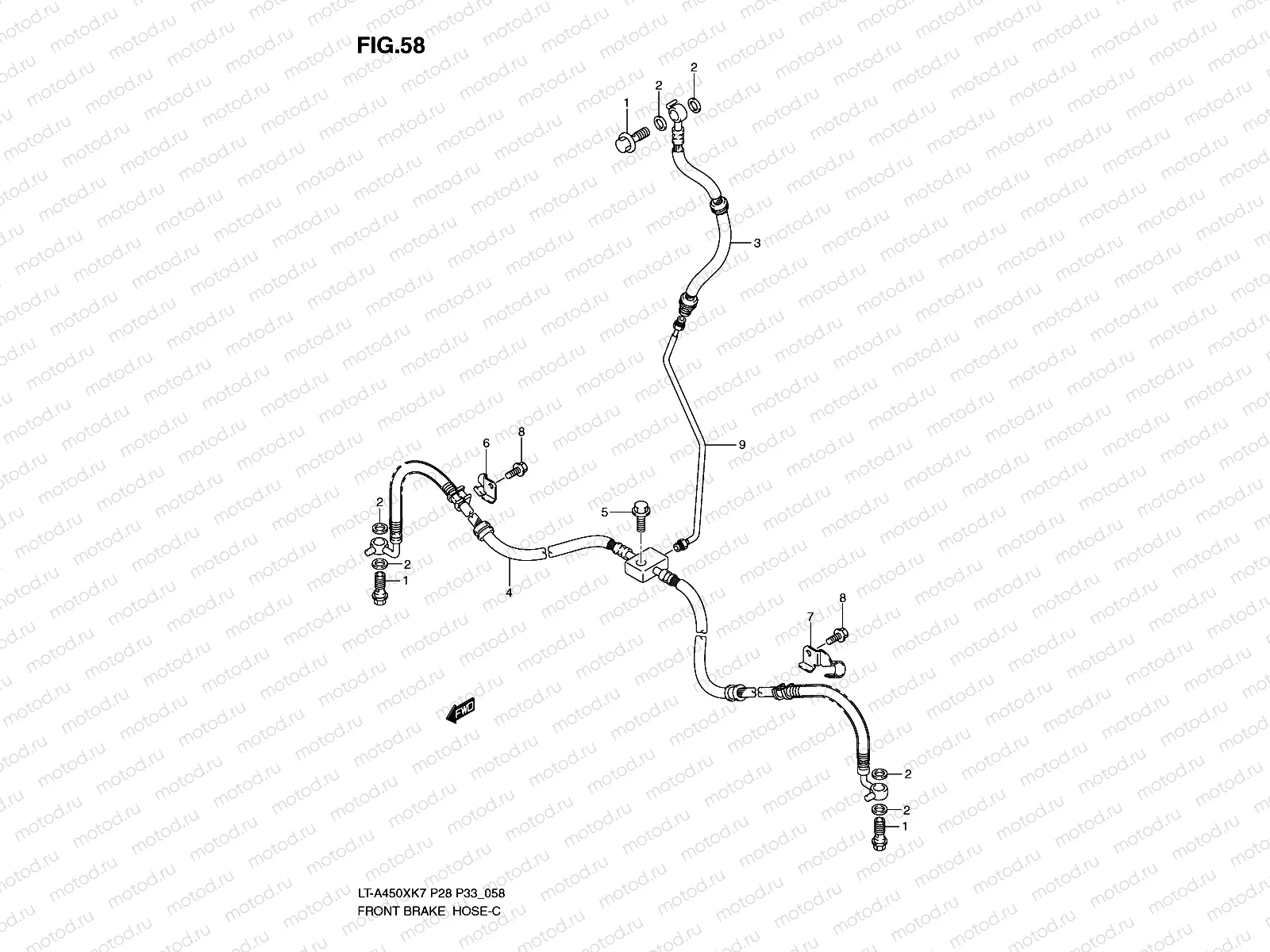 FRONT BRAKE HOSE