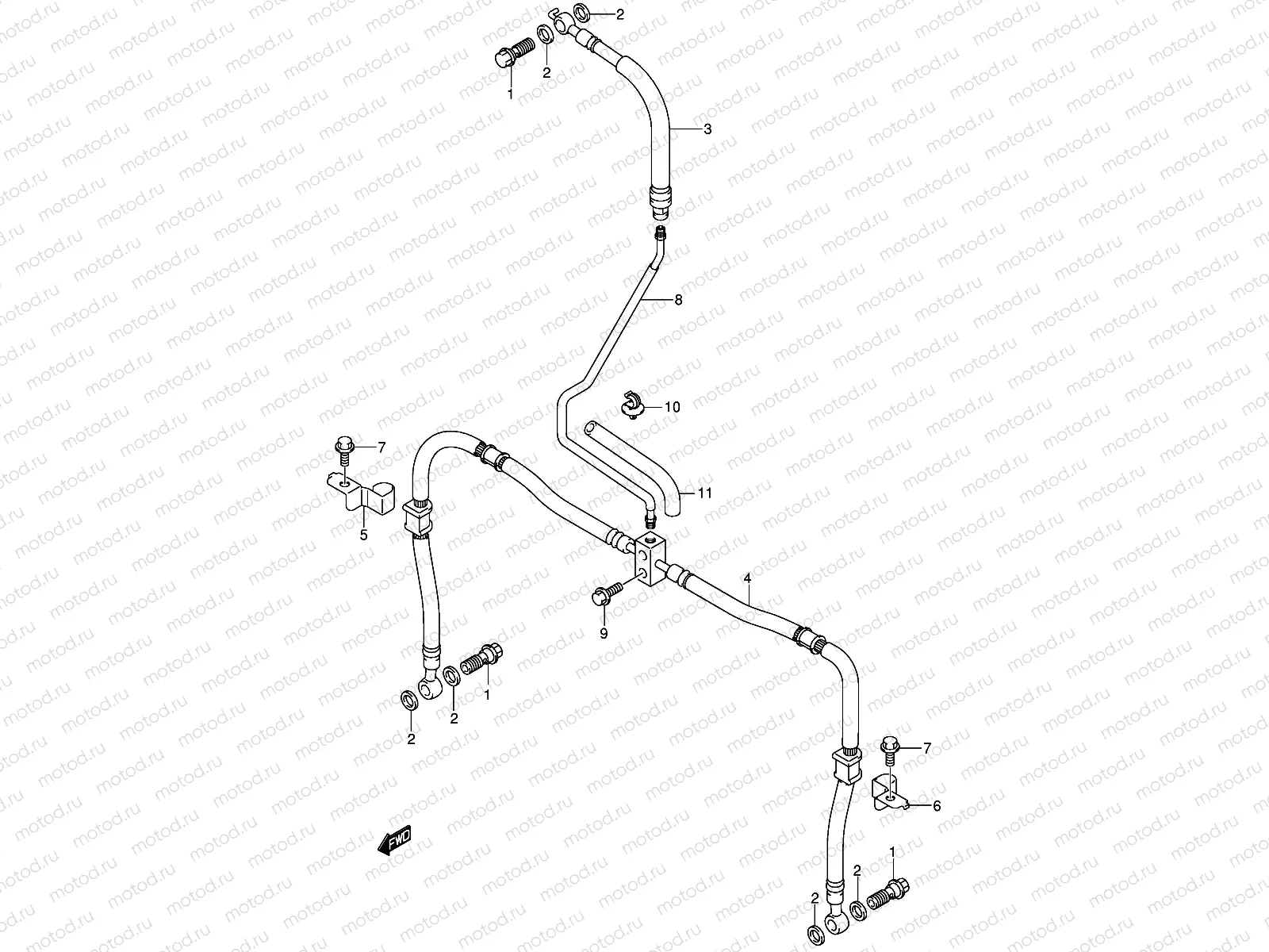 FRONT BRAKE HOSE