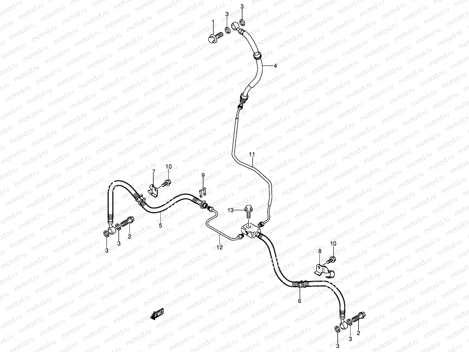 FRONT BRAKE HOSE