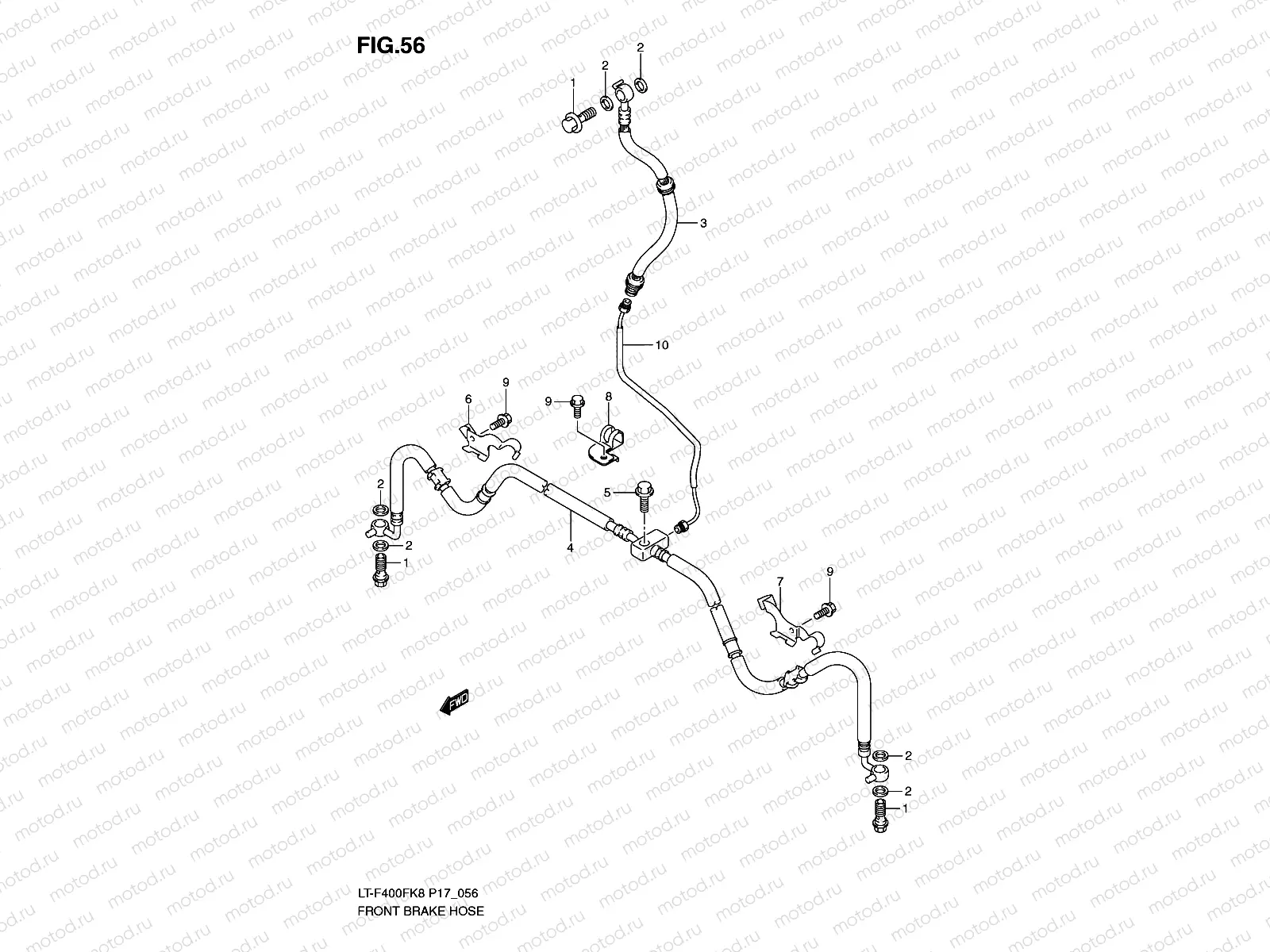 FRONT BRAKE HOSE
