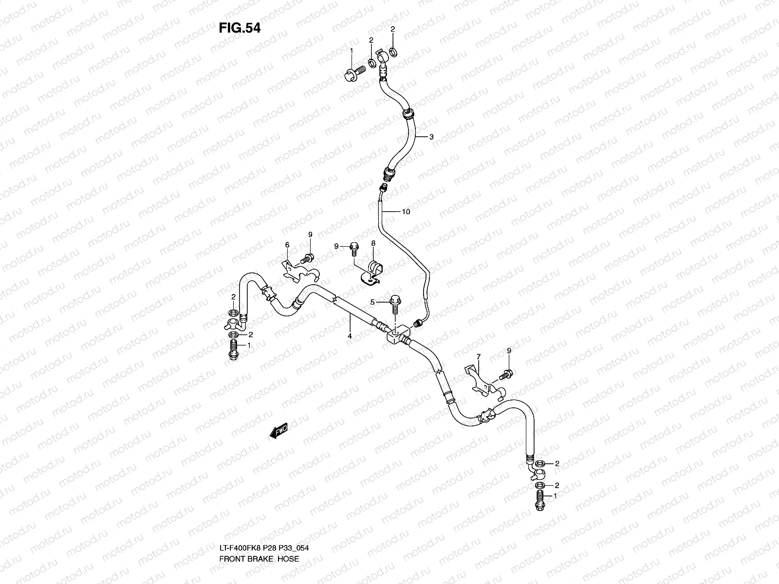 FRONT BRAKE HOSE